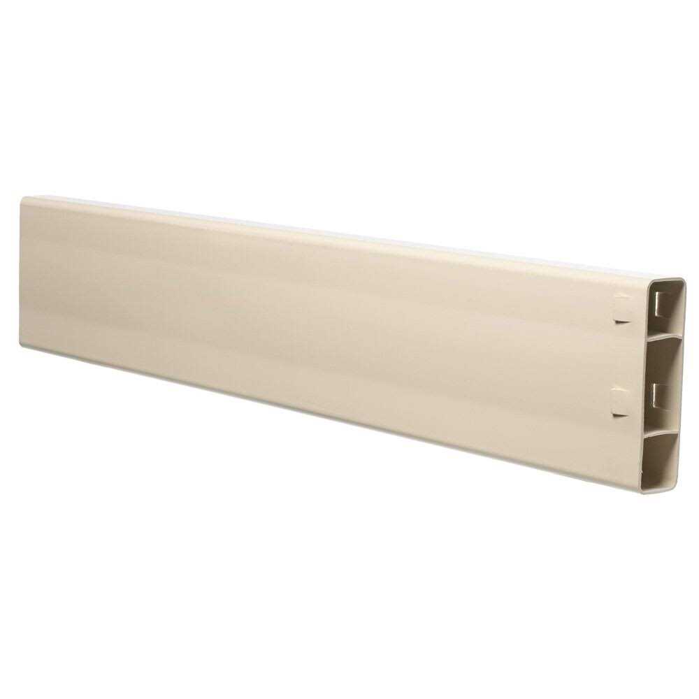 Veranda 8 ft. Tan Vinyl Ranch Fence Rail - Cheap Fitting