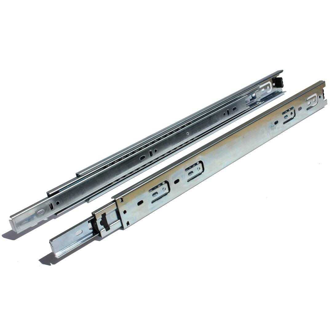 GlideRite Hardware Side Mount Full Extension Ball Bearing Drawer Slides with 1 Over-travel - Cheap Fitting