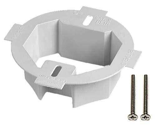 iMBAPrice BE1R-2 1-Gang 4.35-Inch x 1.5-Inch Plastic Electrical Ceiling Box Extender for 3.5 and 4 Round or O - Cheap Fitting