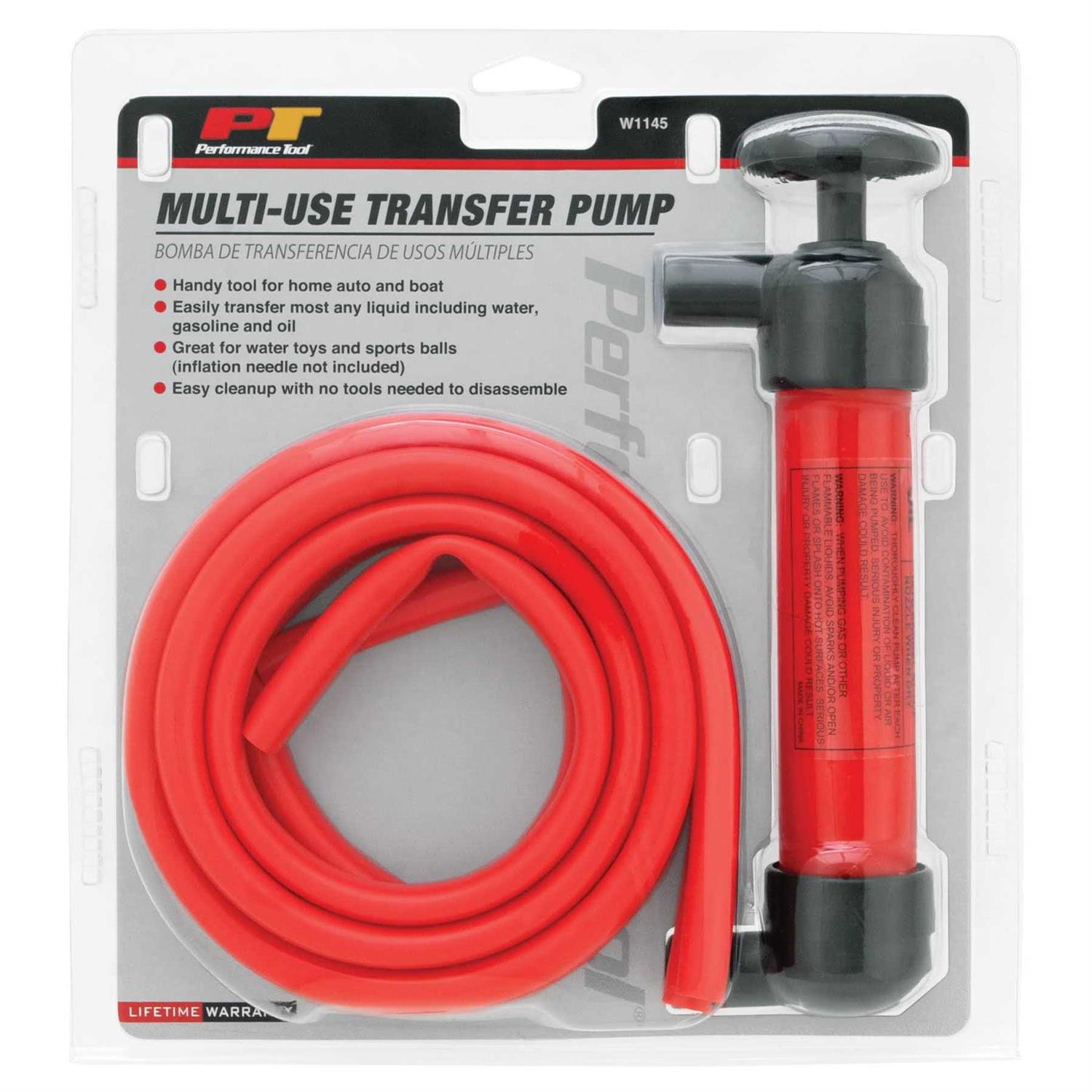Performance Tool W1145 Multi Use Transfer Pump - Cheap Fitting