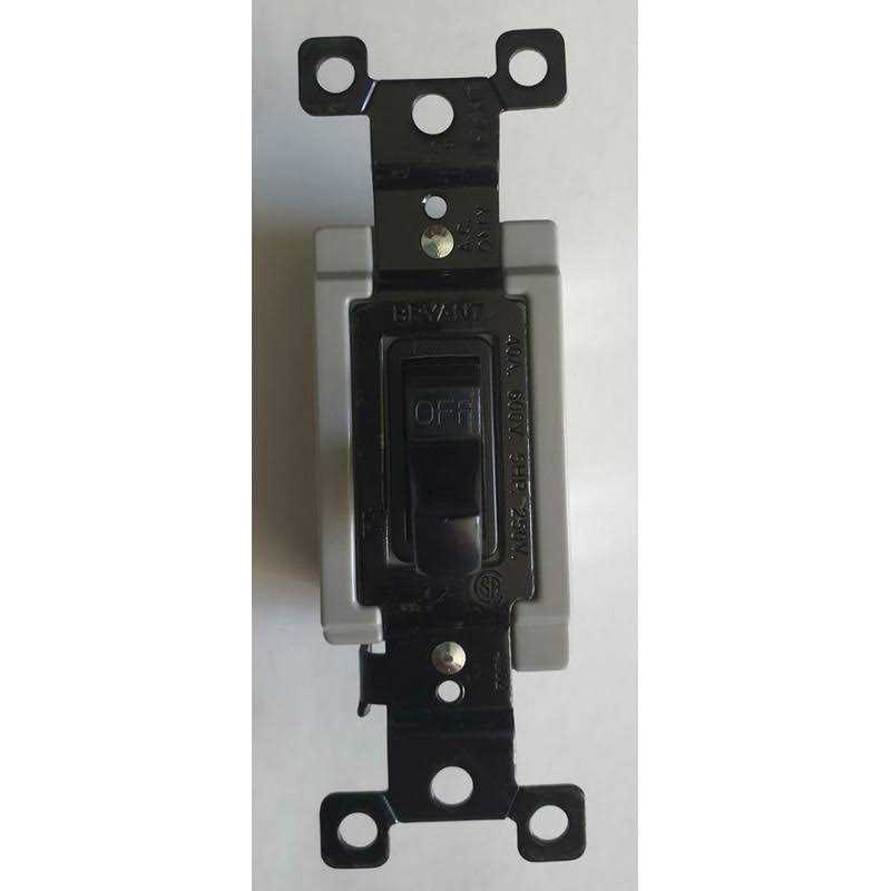 Miller Toggle Switch DPST 40A 600VAC Scr Term 124511 - Cheap Fitting