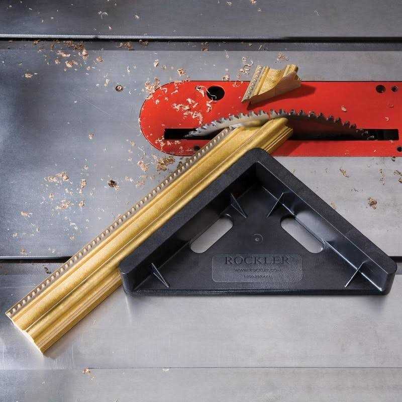 Rockler 45 Degree Miter Sled - Cheap Fitting