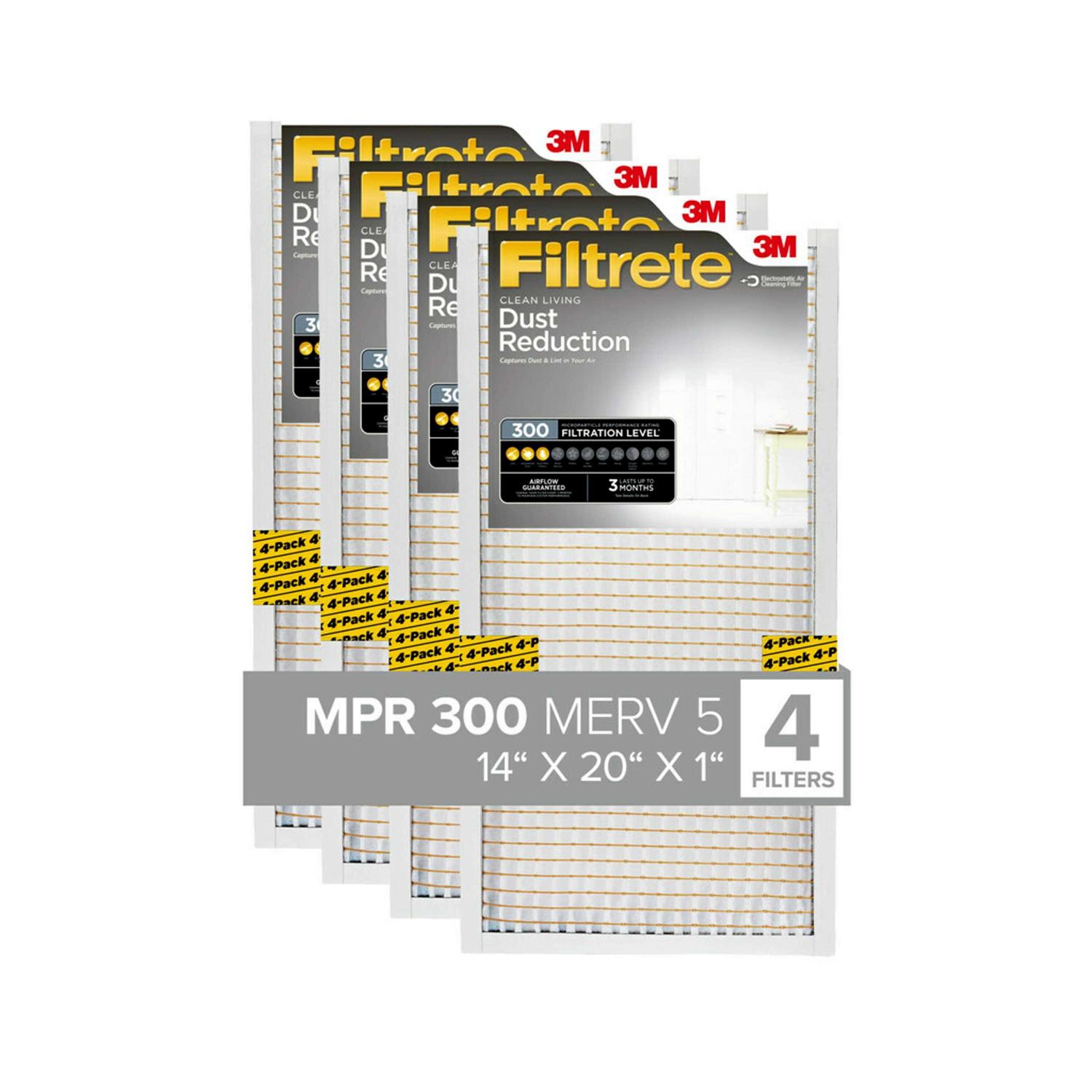 Filtrete Air Filter Merv 5 Dust Reduction - Cheap Fitting