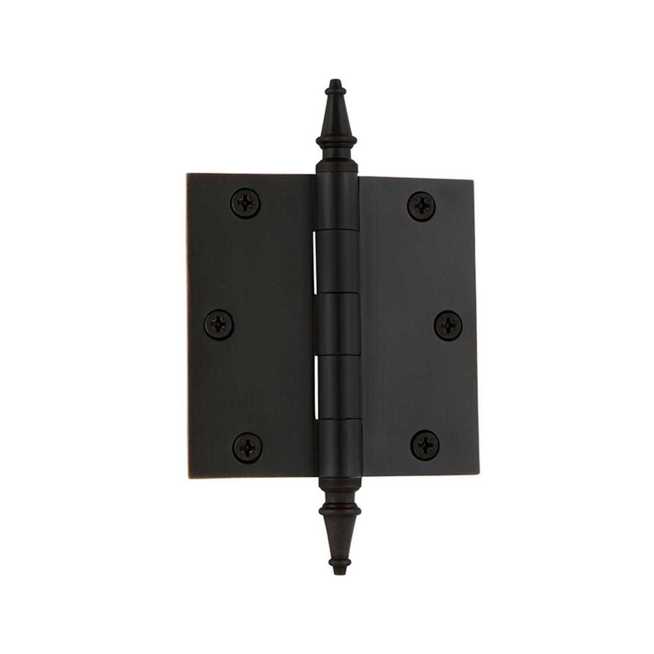 Nostalgic Warehouse 3.5 Steeple Tip Residential Hinge Square Corners - Cheap Fitting