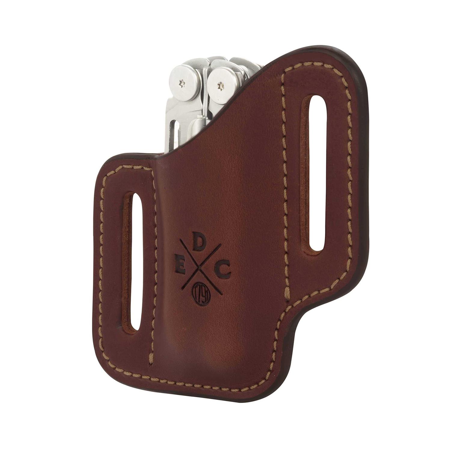 1791 EDC Multitool Sheath, Leather Case Pouch for Belts Compatible with Full Size Leatherman, Gerber, SOG and Similar Sized Multitools - Cheap Fitting