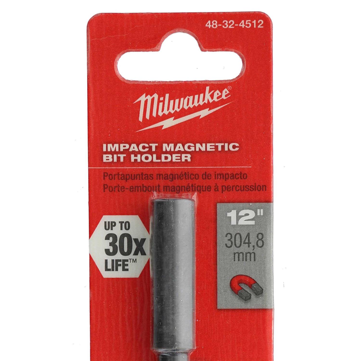 Milwaukee Shockwave Magnetic Bit Holder 48-32-4512 - Cheap Fitting