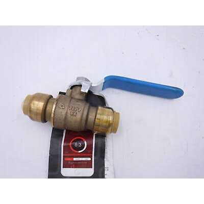 SharkBite Brass 1/2-in Push-to-connect Ball Valve 818076 - Cheap Fitting