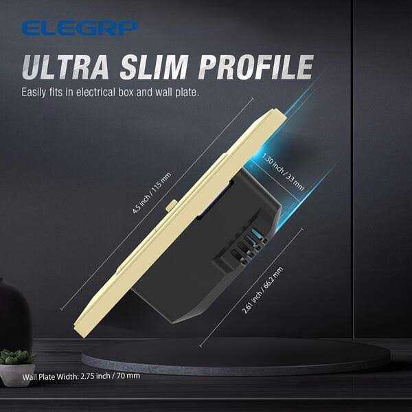 ELEGRP 150-Watt Slide Single Pole or 3-Way Dimmer - Cheap Fitting