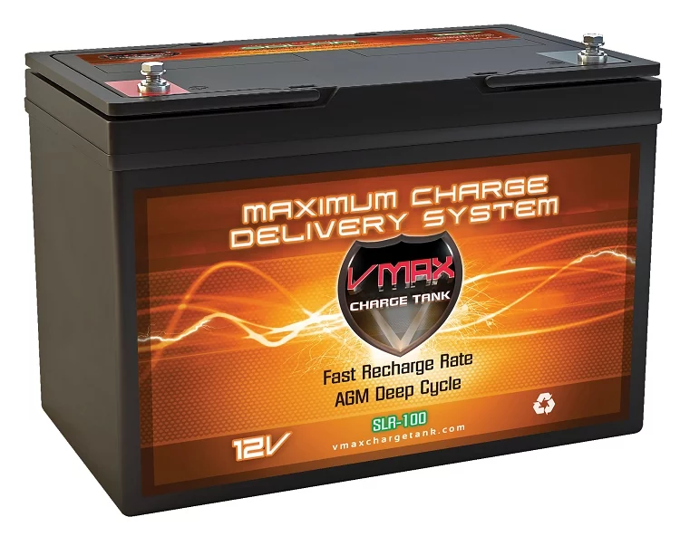 VMAXTANKS SLR100 12 VOLT 100AH AGM Deep Cycle Group 27 Battery for Backup Battery Power - Cheap Fitting