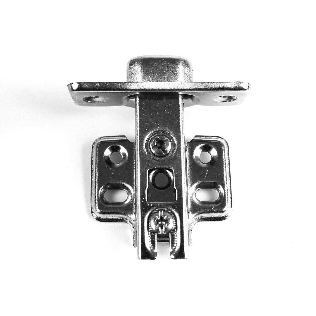 Berta 110-Degree 35 mm Full Overlay Soft Close Frameless Cabinet Hinges with Installation Screws - Cheap Fitting