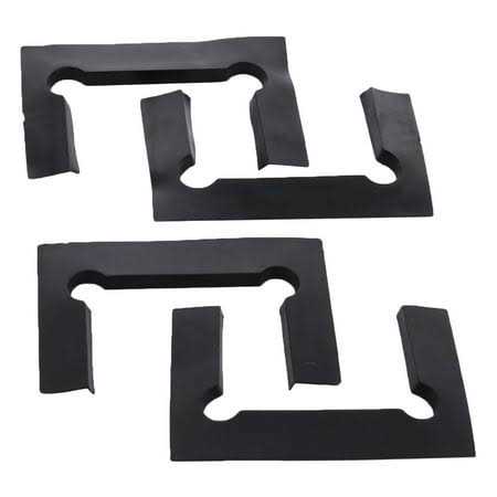 CRL Black Neoprene Geneva Hinge Replacement Gasket Pack with Fin Shower Door Hardware GENGK1 - Cheap Fitting