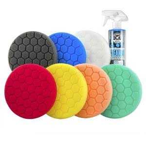 Chemical Guys BUF_HEXKITS_8 Hex-Logic Buffing Pad Kit - Cheap Fitting