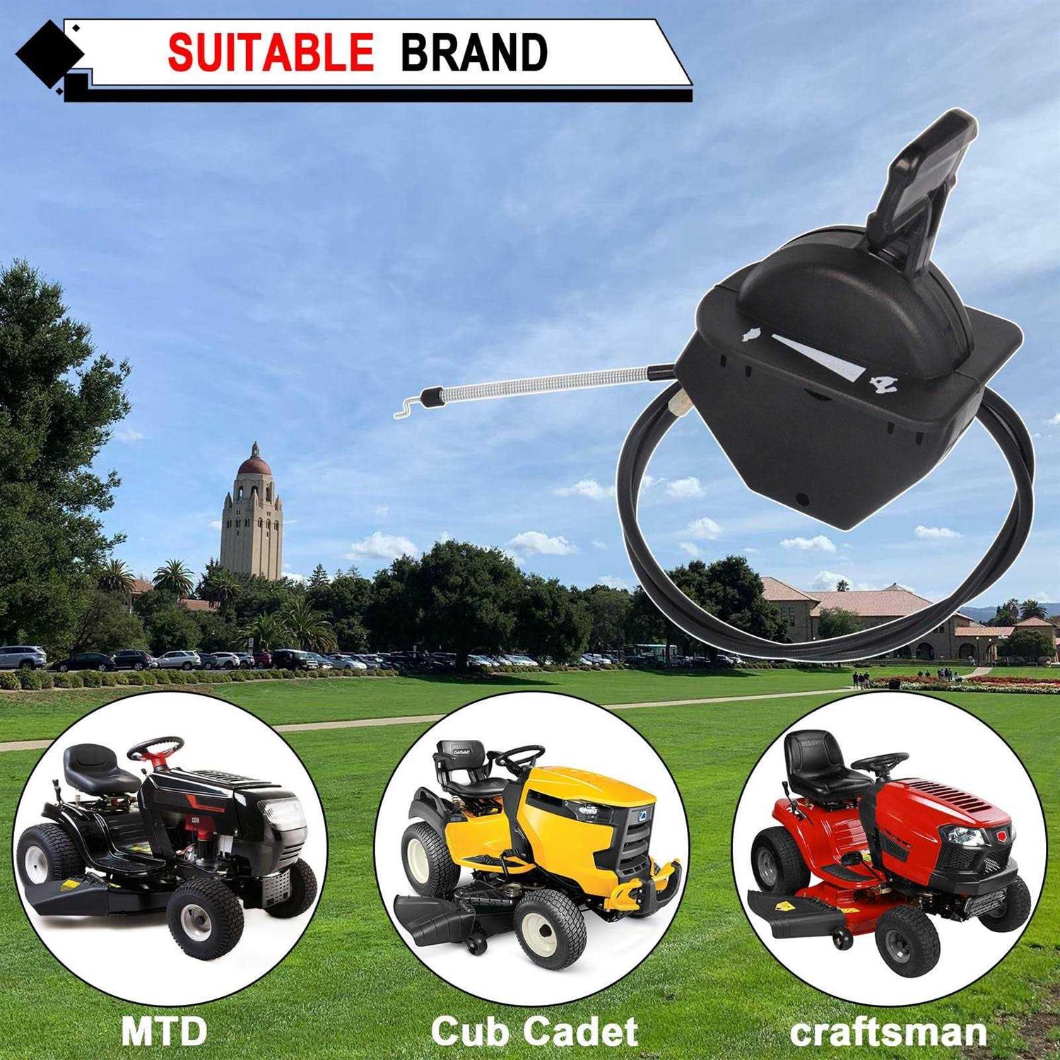 2023 Upgrade 946-05098c Throttle Choke Cable Replace 946-05098A 946-05098b 746-05098a Compatible with Cub Cadet Throttle/Choke Cable XT1-LT46 LT50 - Cheap Fitting