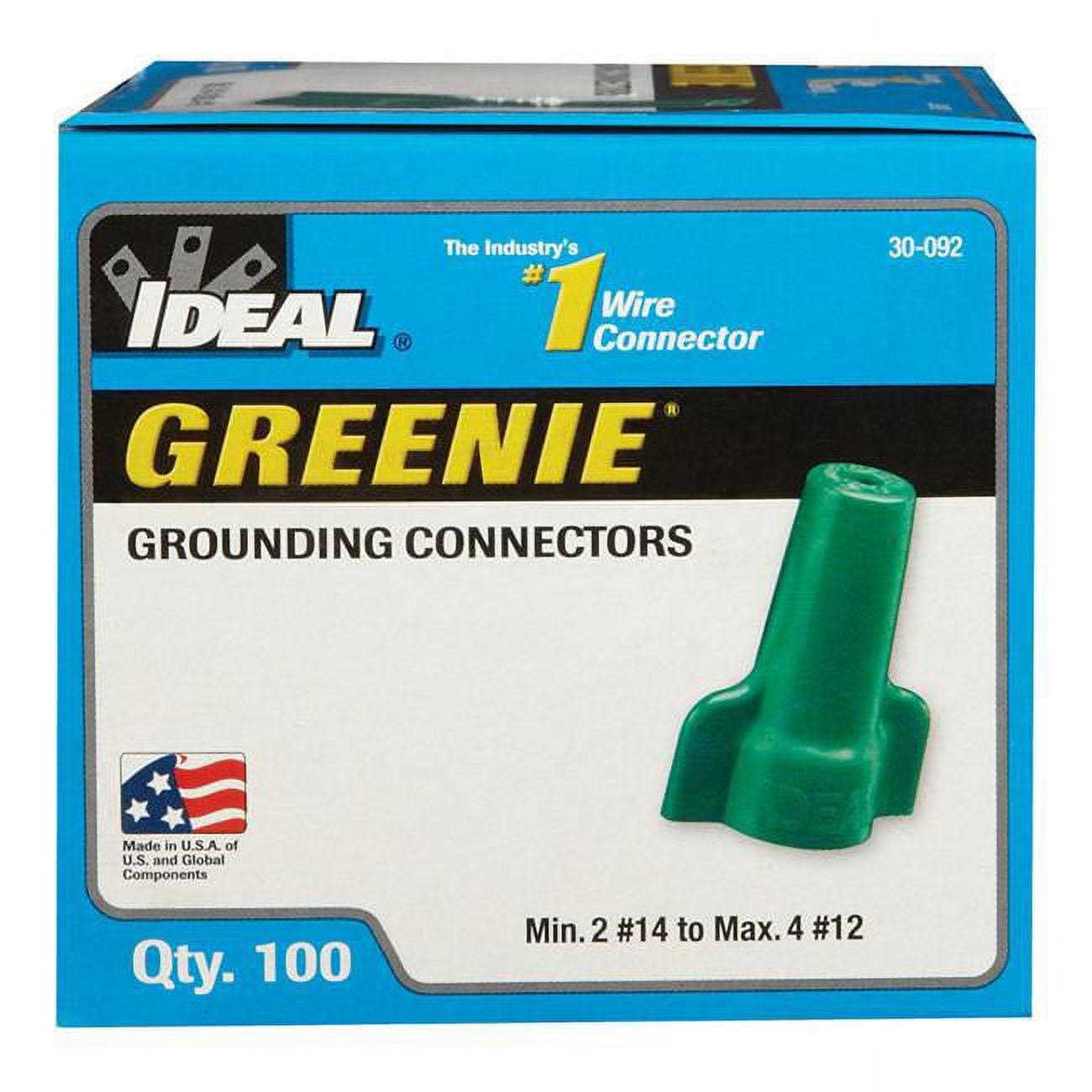 Ideal Greenie Insulated Wire Grounding Connector Green 100 - Cheap Fitting