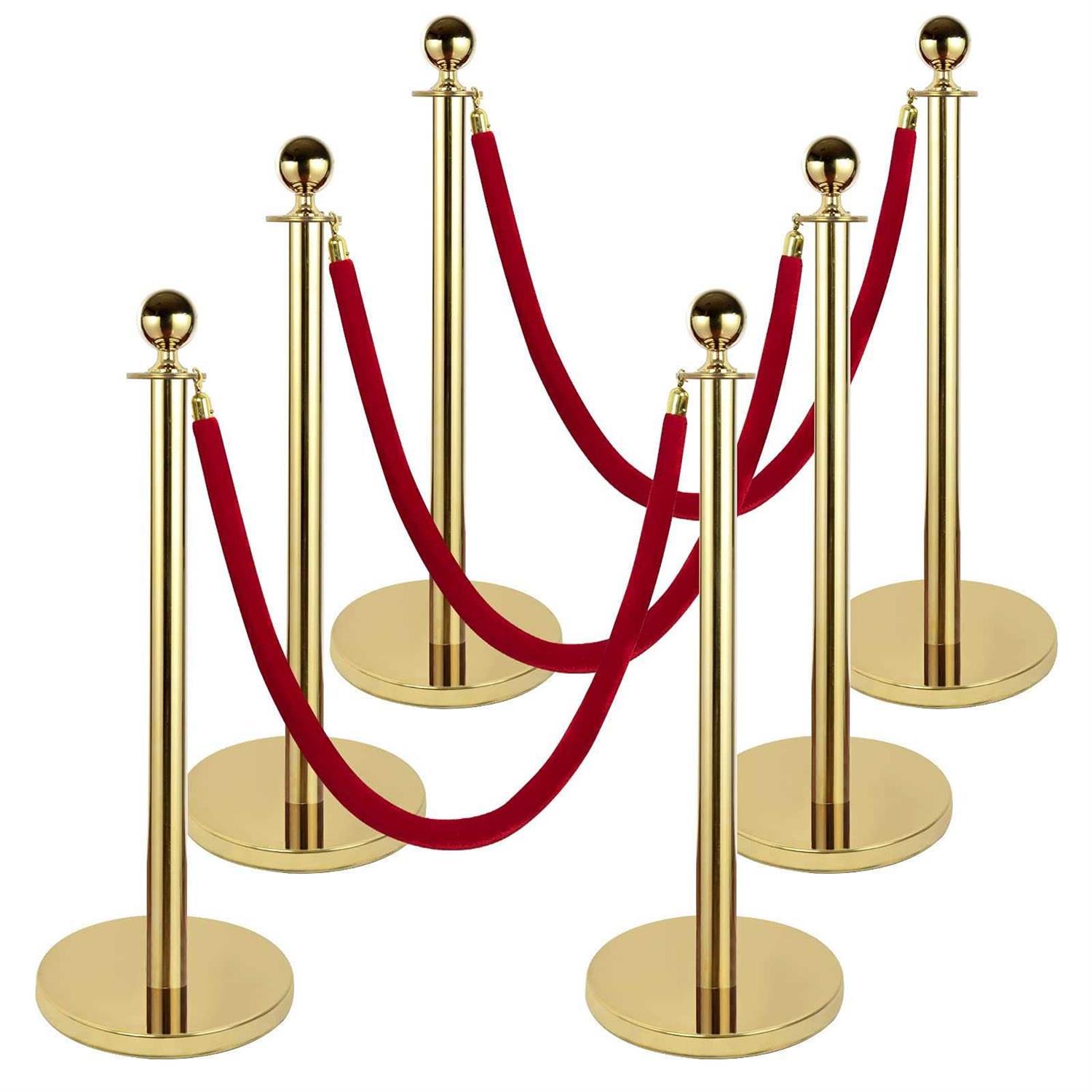 Stainless Steel Stanchions and Velvet Ropes PetGirl - Cheap Fitting