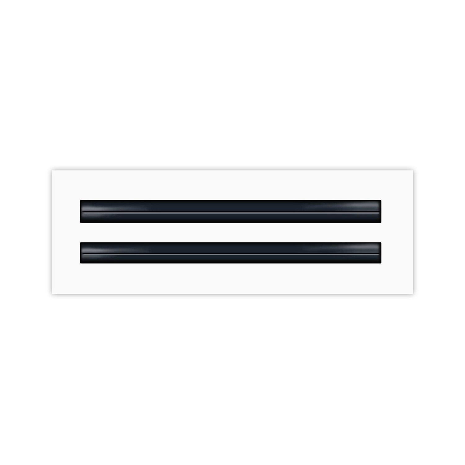 BUILDMART Linear Slot Diffuser Double Slot White Decorative Air Vent - Cheap Fitting