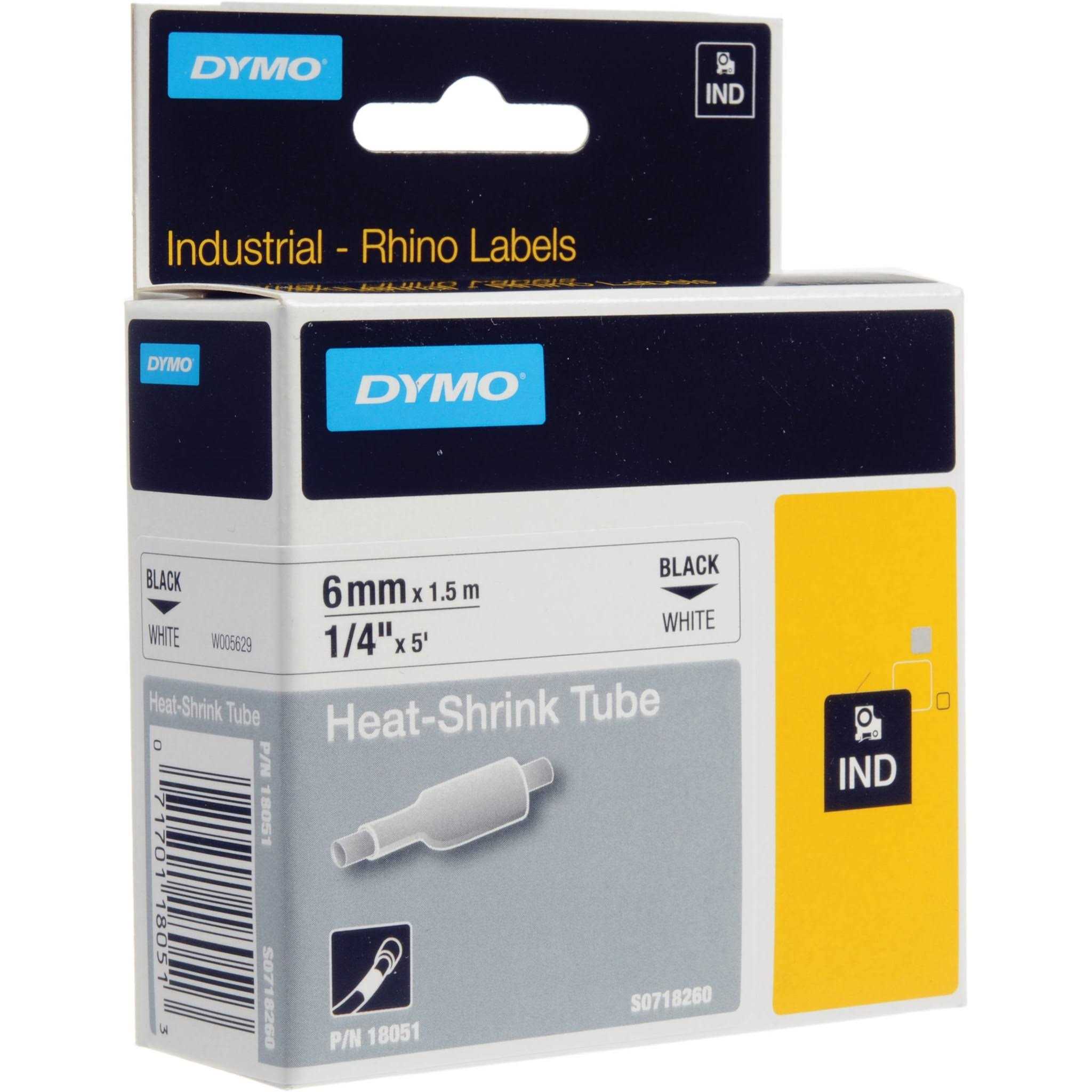 Dymo Rhino Heat Shrink Tubes Industrial Label Tape 18051 - Cheap Fitting