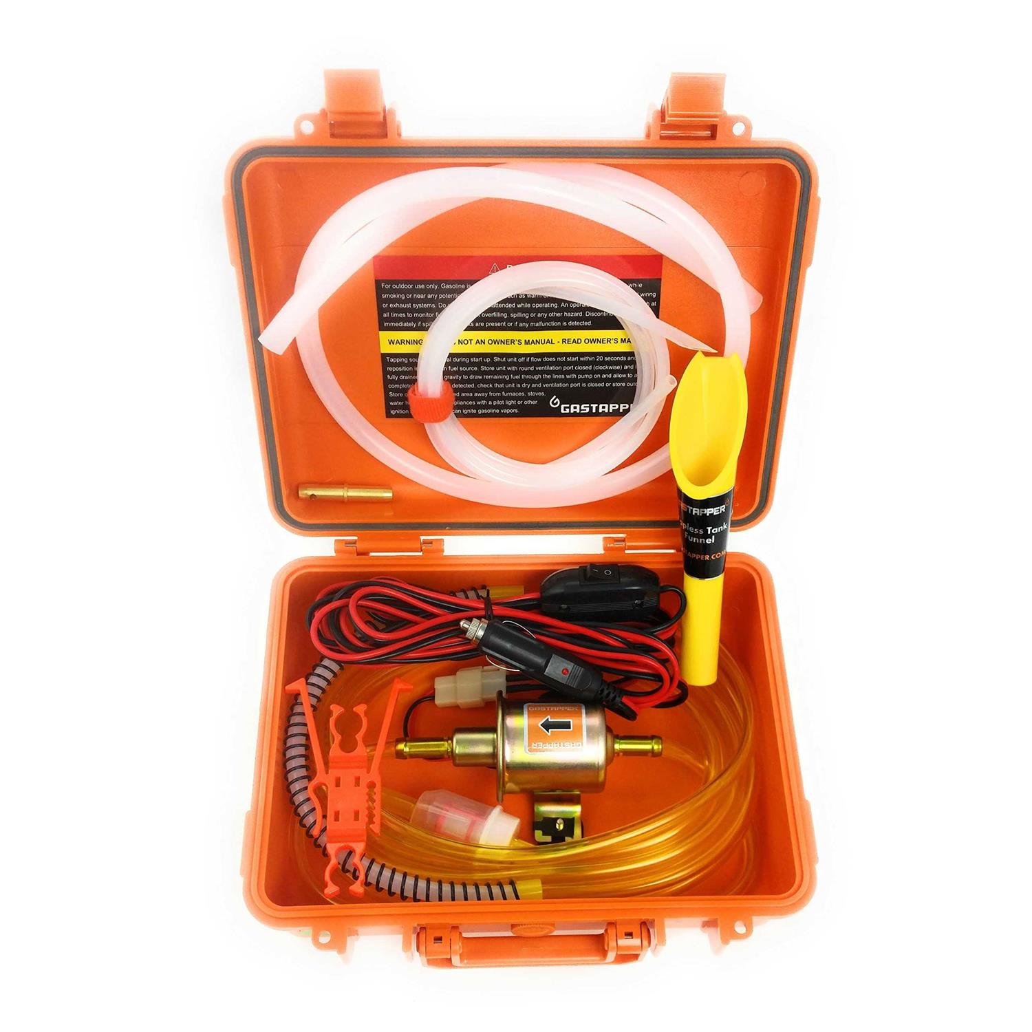 Flowjoe Gastapper Standard 12v Fuel Transfer Pump Moves 30 Gallons of Gas Per Hour. Great for Preppers - Cheap Fitting