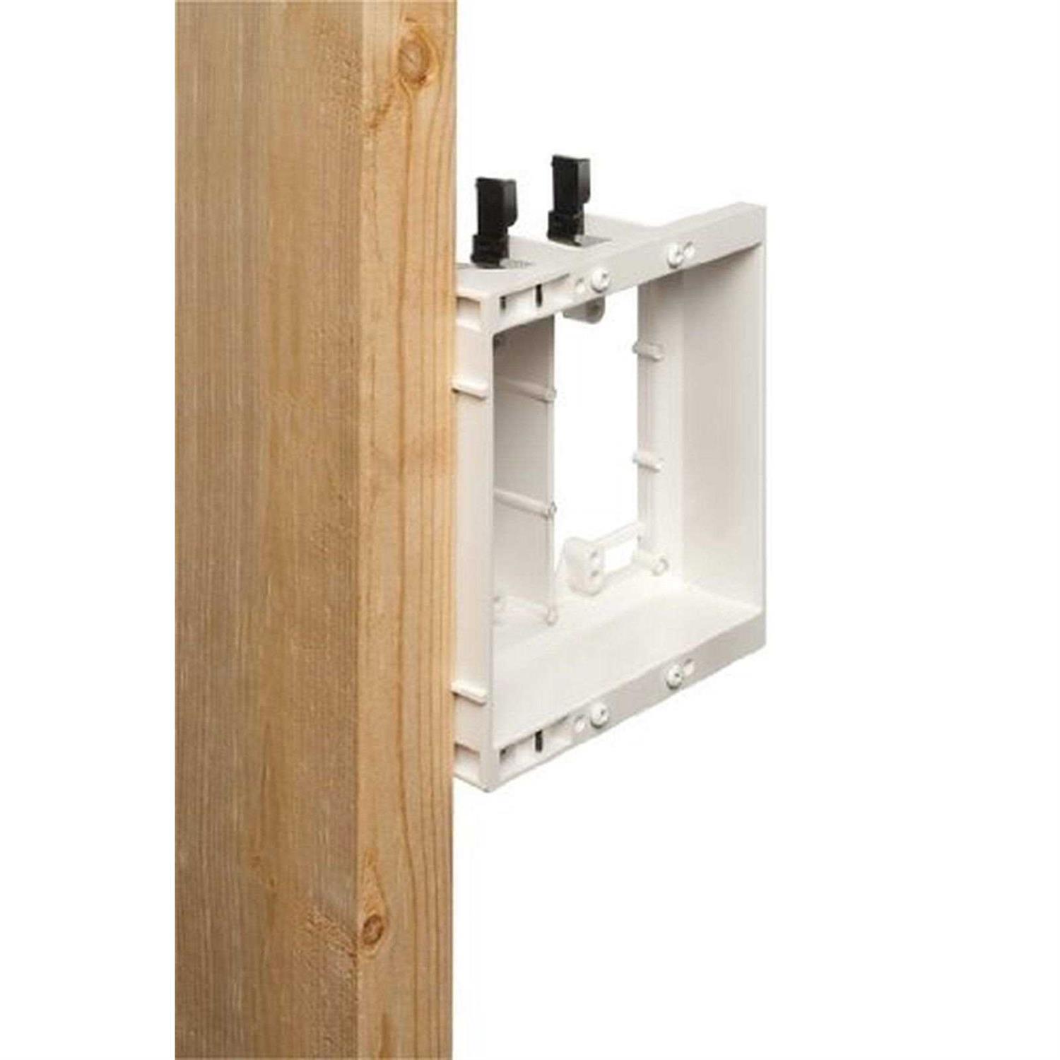 Arlington TVBU505 2-Gang Recessed TV Box for Power and Low Voltage - Cheap Fitting