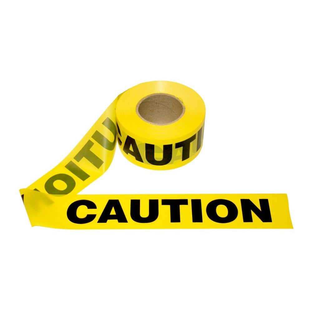 Cordova T15101 Barricade Tape CAUTION Yellow - Cheap Fitting
