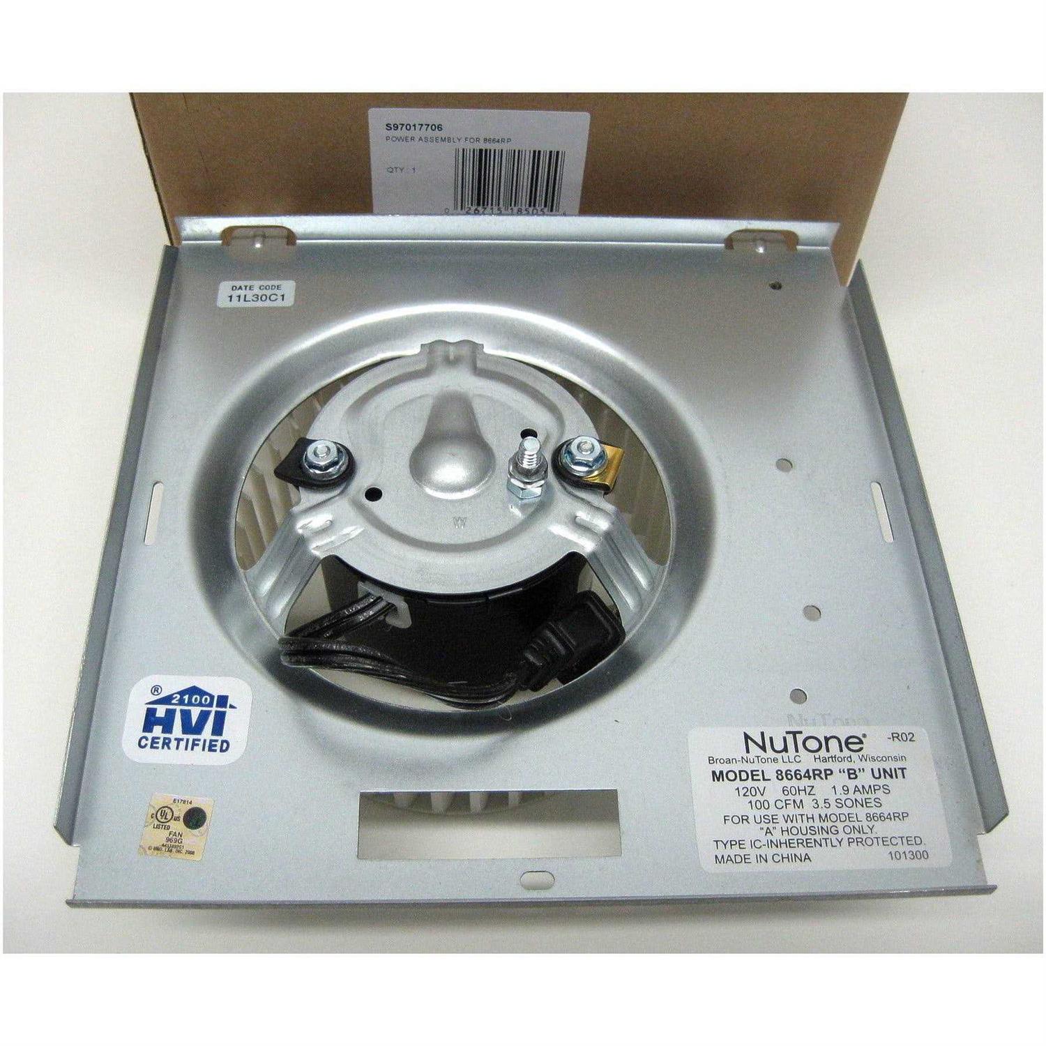 Broan-NuTone S97017706 Motor Assembly - Cheap Fitting