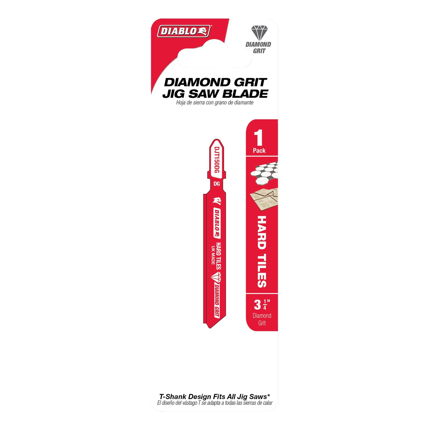 Diablo Diamond Grit Jig Saw Blade for Hard Tiles - Cheap Fitting