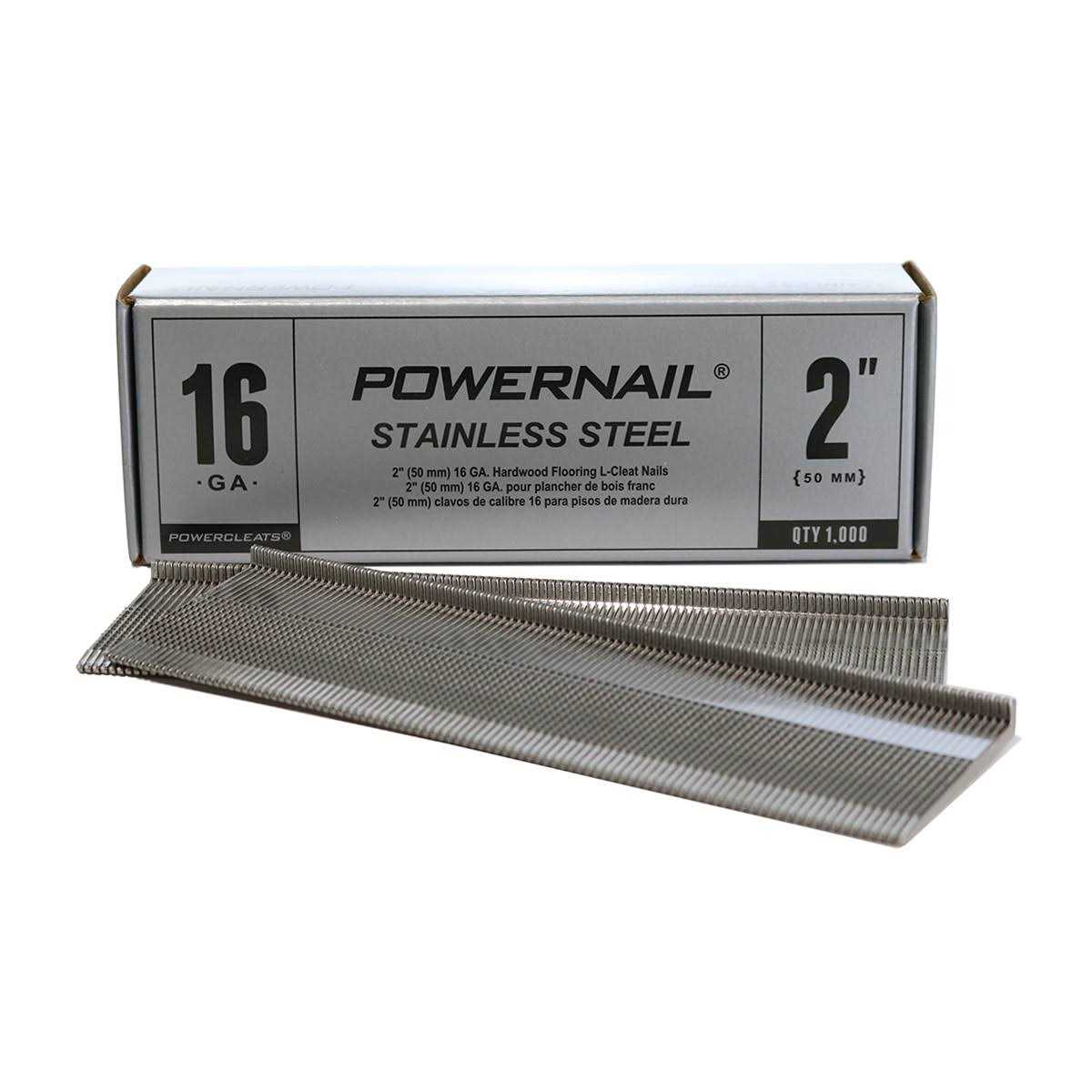 Powernail 2-in 16-Gauge Flooring Nails Stainless Steel LSS20016 - Cheap Fitting
