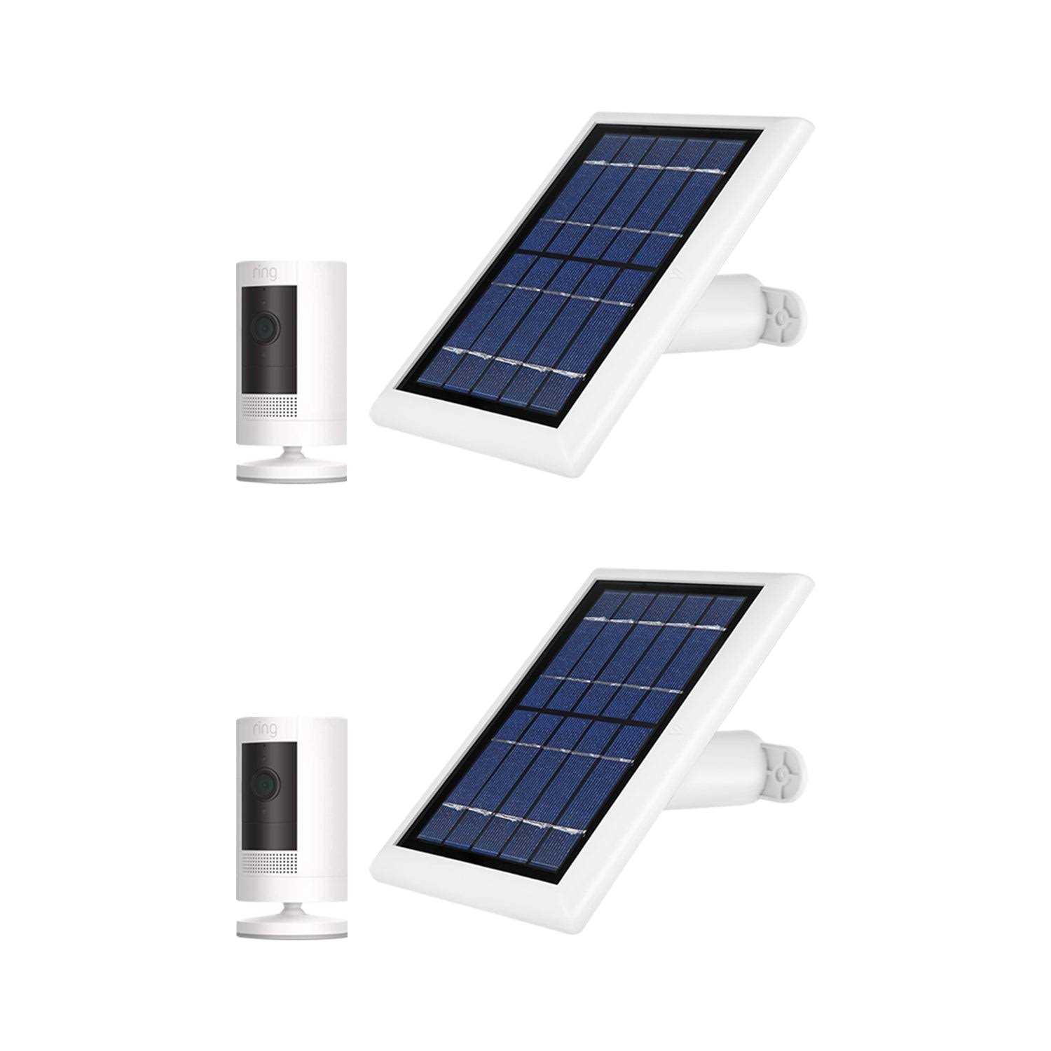 Ring Stick Up Cam Battery + Solar Panel Bundle - Cheap Fitting