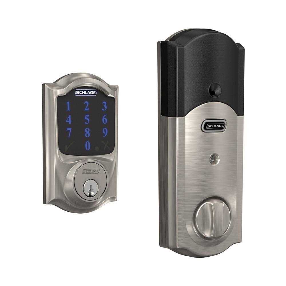Schlage Connect Touchscreen Electronic Deadbolt Satin Nickel - Cheap Fitting