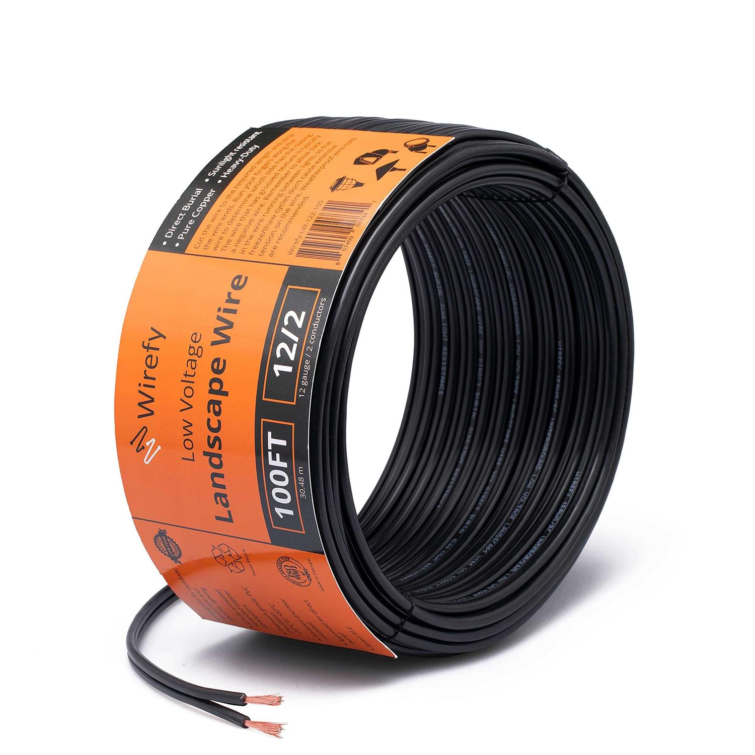 Wirefy Low Voltage Landscape Lighting Wire - Cheap Fitting