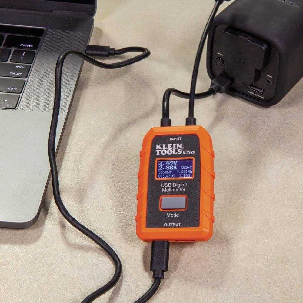 Klein Tools ET920 USB-A and USB-C Digital Meter - Cheap Fitting