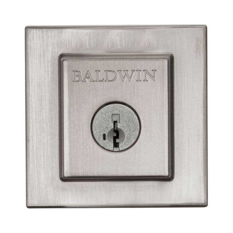 Baldwin 93800-013 Prestige Spyglass Single Cylinder Deadbolt Satin Nickel - Cheap Fitting