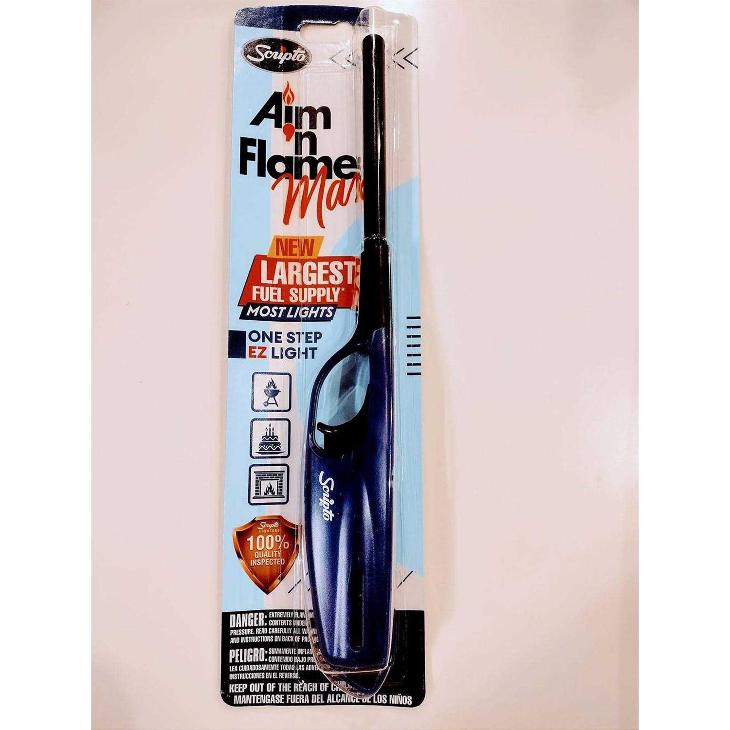 4 Pack Scripto Multi-Purpose Lighter BBQ Barbecue Camping Durable Lighters - Cheap Fitting