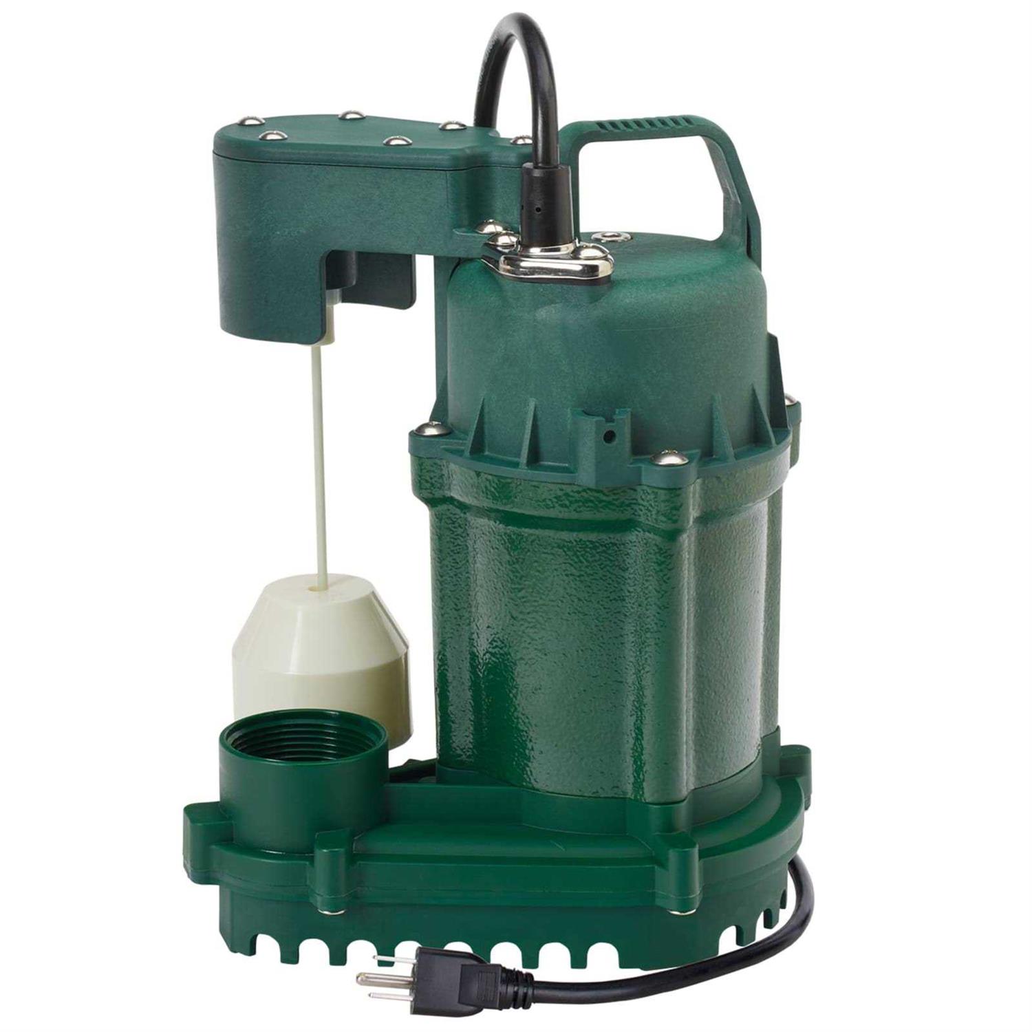 Zoeller 1/3 HP Cast Iron Submersible Sump Pump - Cheap Fitting