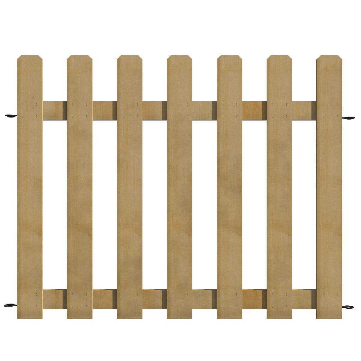 Yardlink 2.83-ft x 3.79-ft Cedar Dog Ear Fence Panel 820415S - Cheap Fitting