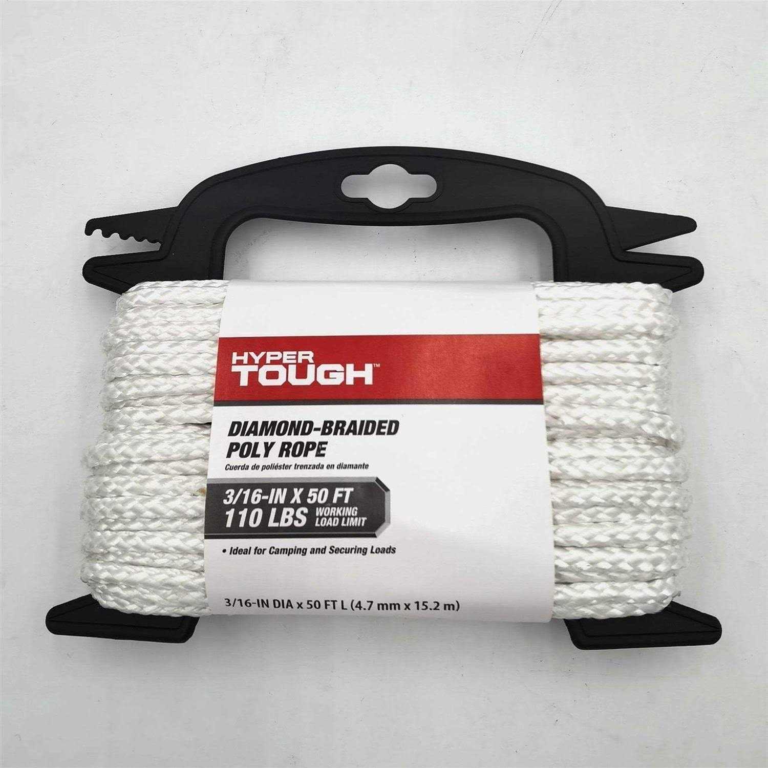 Hyper Tough Diamond Braided Rope - Cheap Fitting