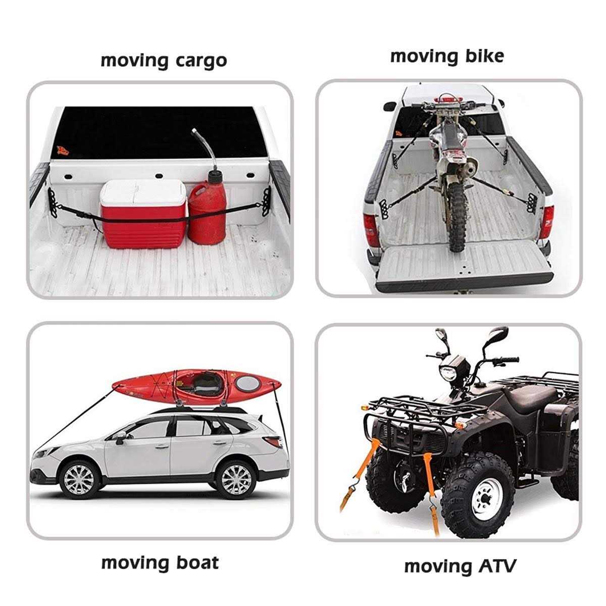 Xstrap Standard Ratchet Tie Down Straps 8PK 1” x 10 ft - Cheap Fitting