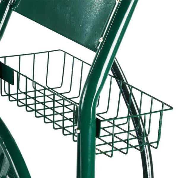 XtremepowerUS Garden Water Hose Reel Cart 300 ft Outdoor Yard Planting - Cheap Fitting