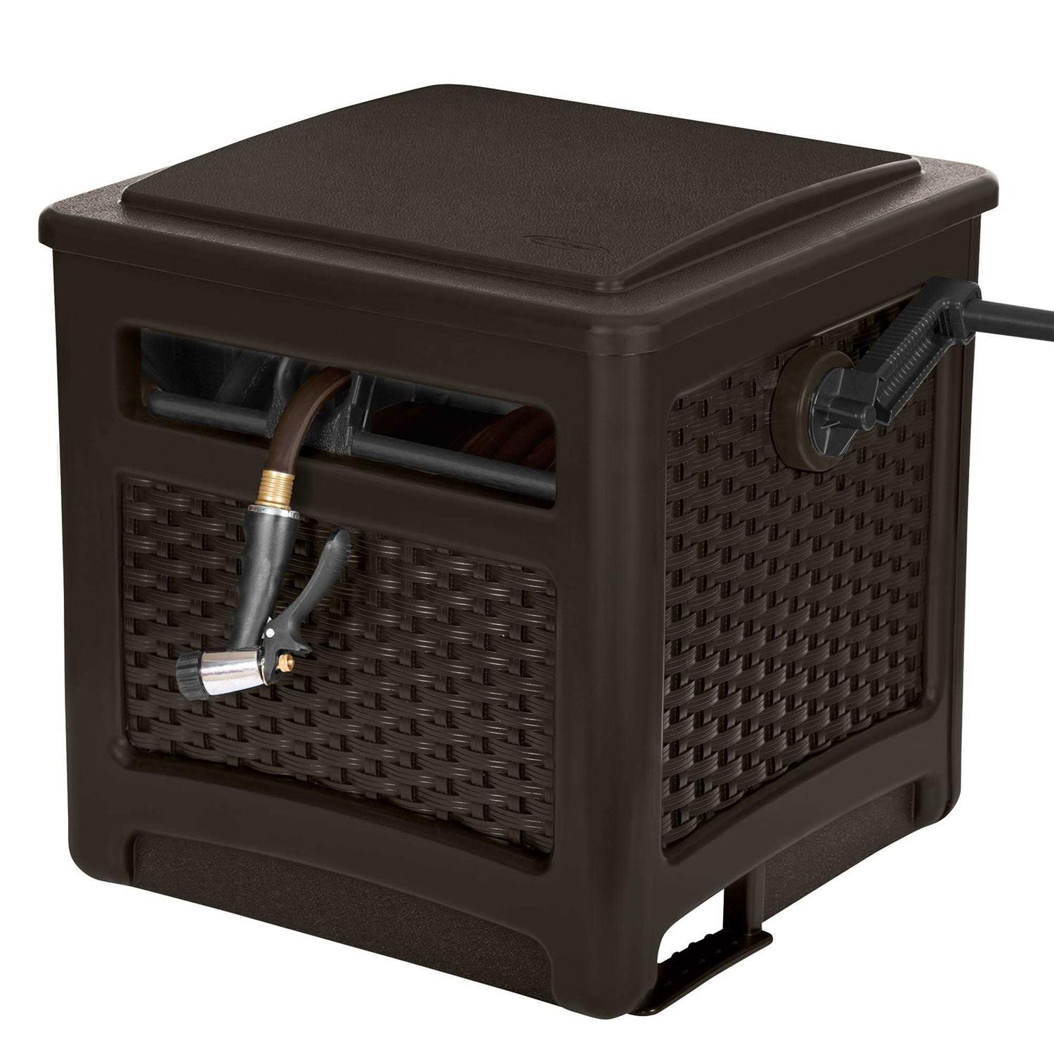 Suncast Hideaway Hose Reel Smart Trak 225 ft. Brown Free Standing - Cheap Fitting