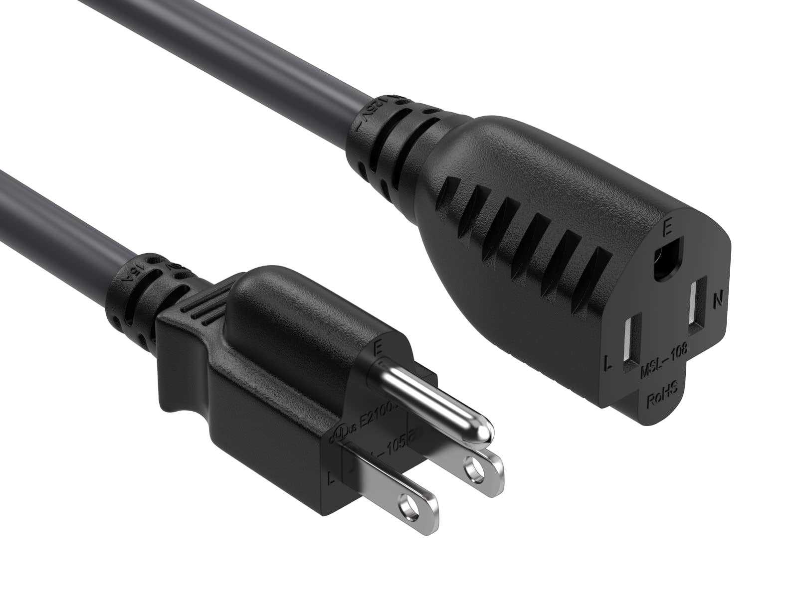 Cable Leader 14 AWG Outlet Saver Power Extension Cord - Cheap Fitting