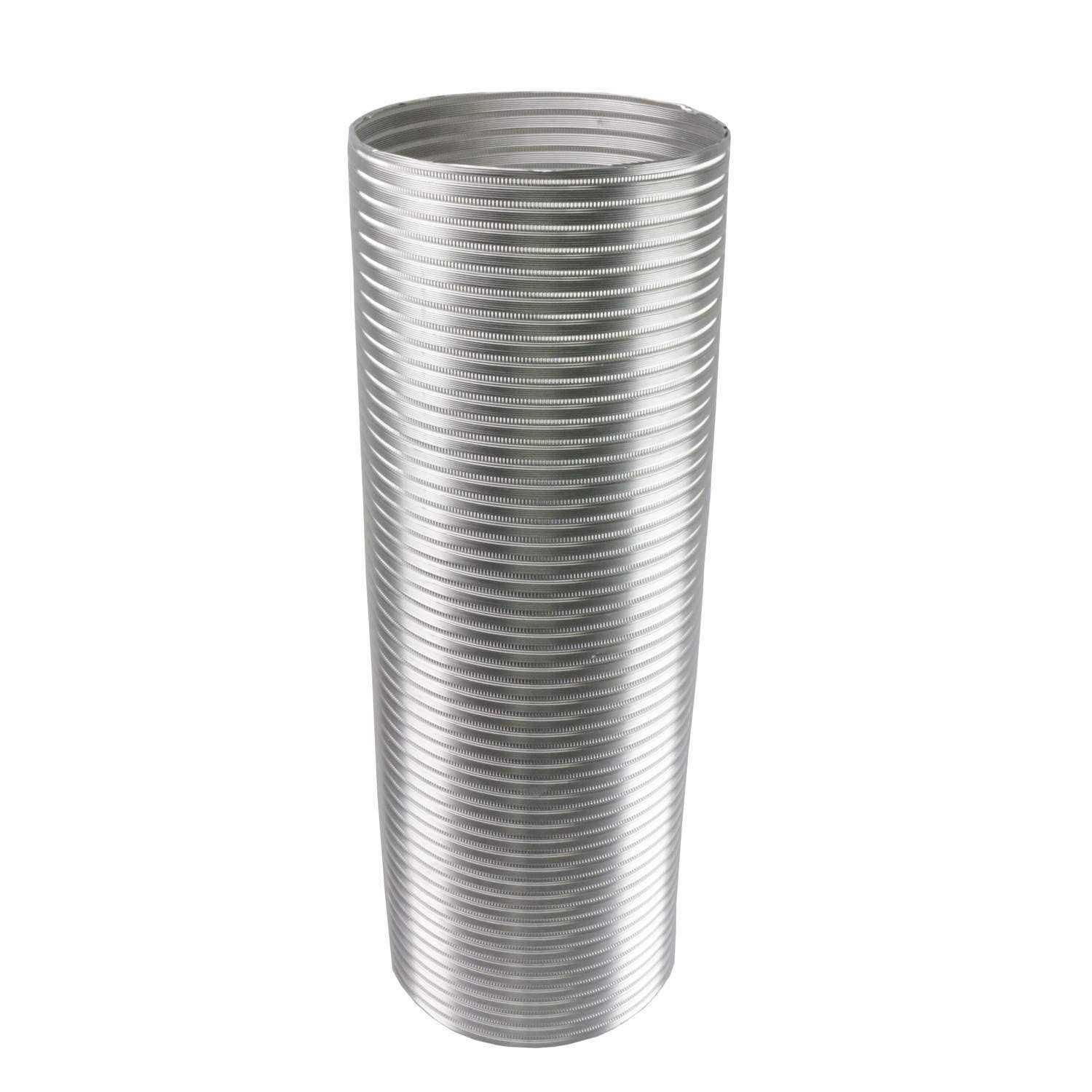 Awoco 8 Inches Diameter x 6 Feet Long Semi-Rigid Flexible Aluminum Duct - Cheap Fitting