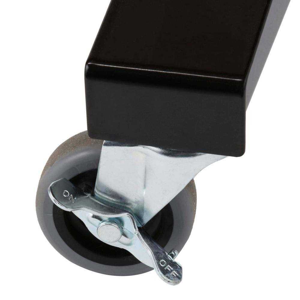 Husky HOLT46XDB12 46 in. W x 24 in. D Steel Adjustable Height Solid Wood Top Workbench Table in Black - Cheap Fitting