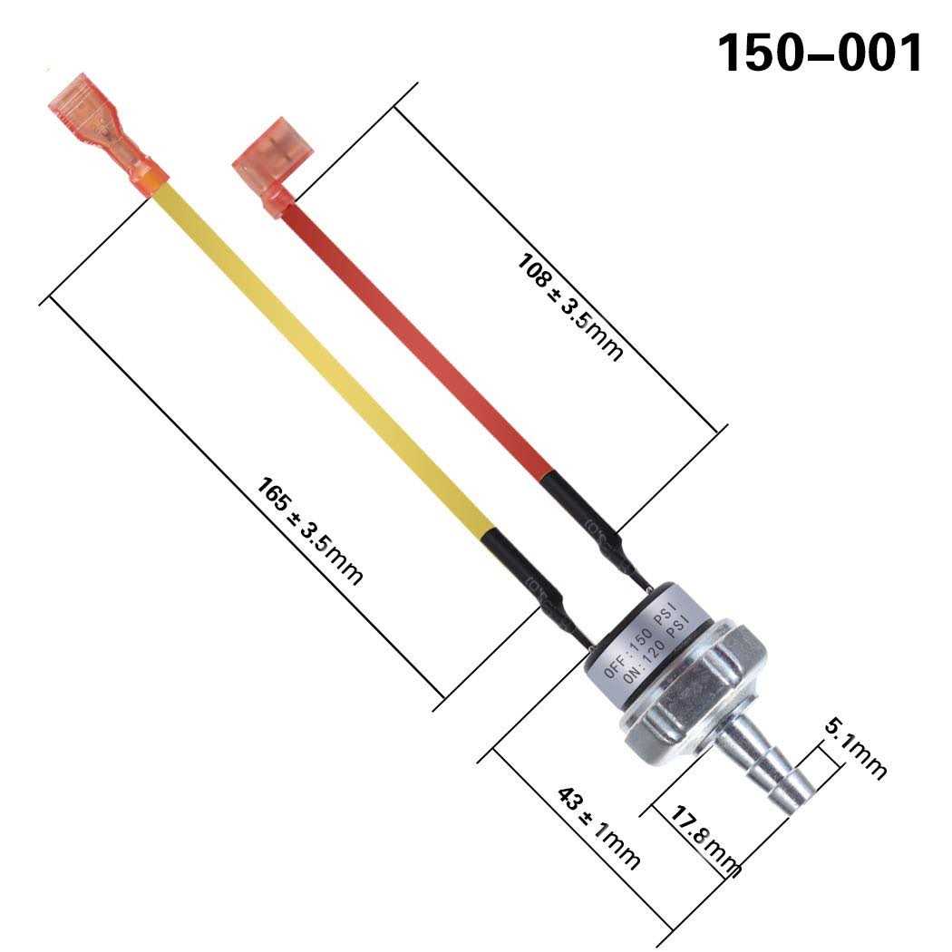 FanWayer Air Pressure Switch 150 PSI Pressure Switch 120 PSI Pressure Switch Air Compressor Pressure Switch 150PSI Pressure Switch Pressure Controller - Cheap Fitting