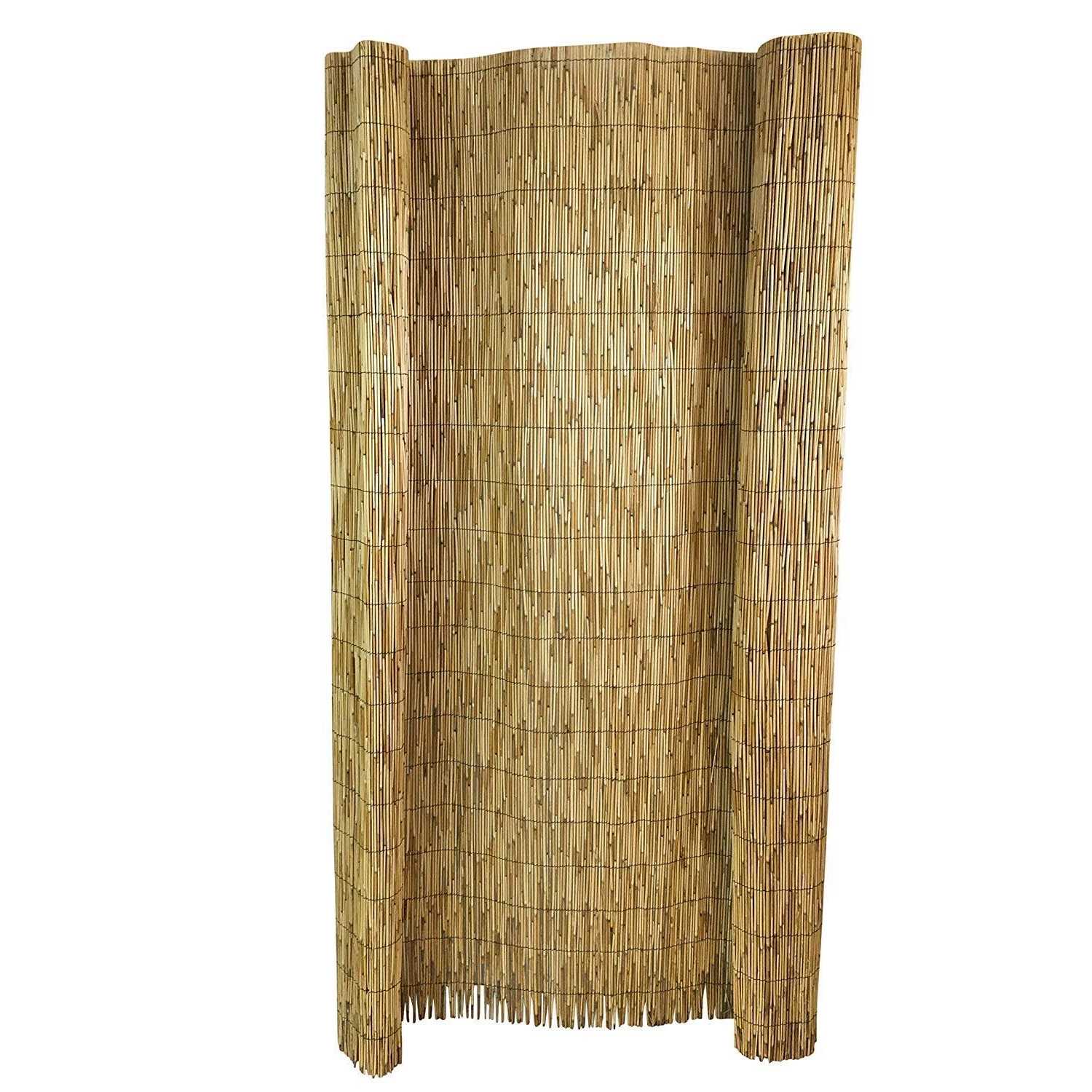 MGP 60 in. x 168 in. W Natural Bamboo Reed Fence Panel - Cheap Fitting