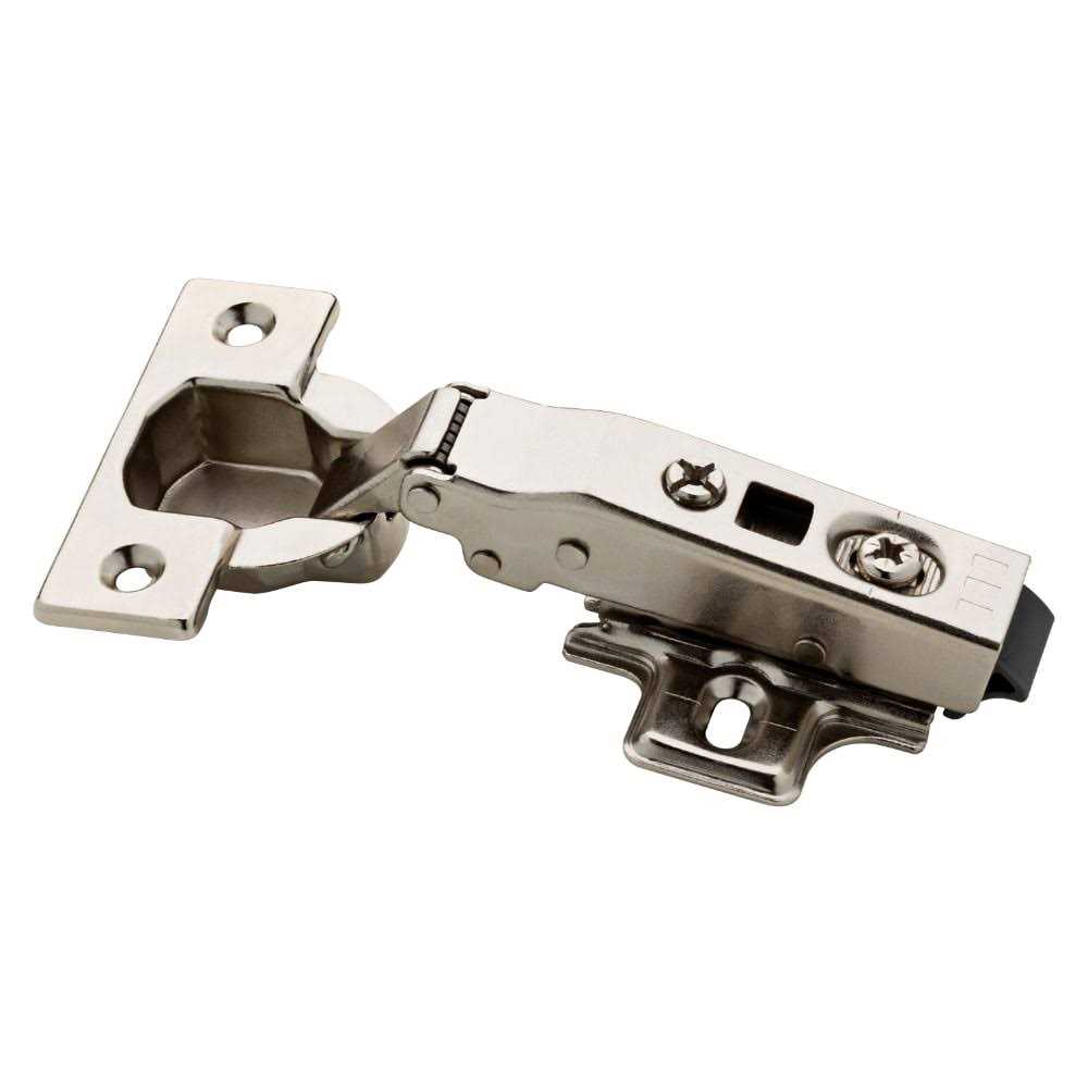 Brainerd 2-Pack Full Nickel Plated Soft Close Concealed Cabinet Hinge - Cheap Fitting