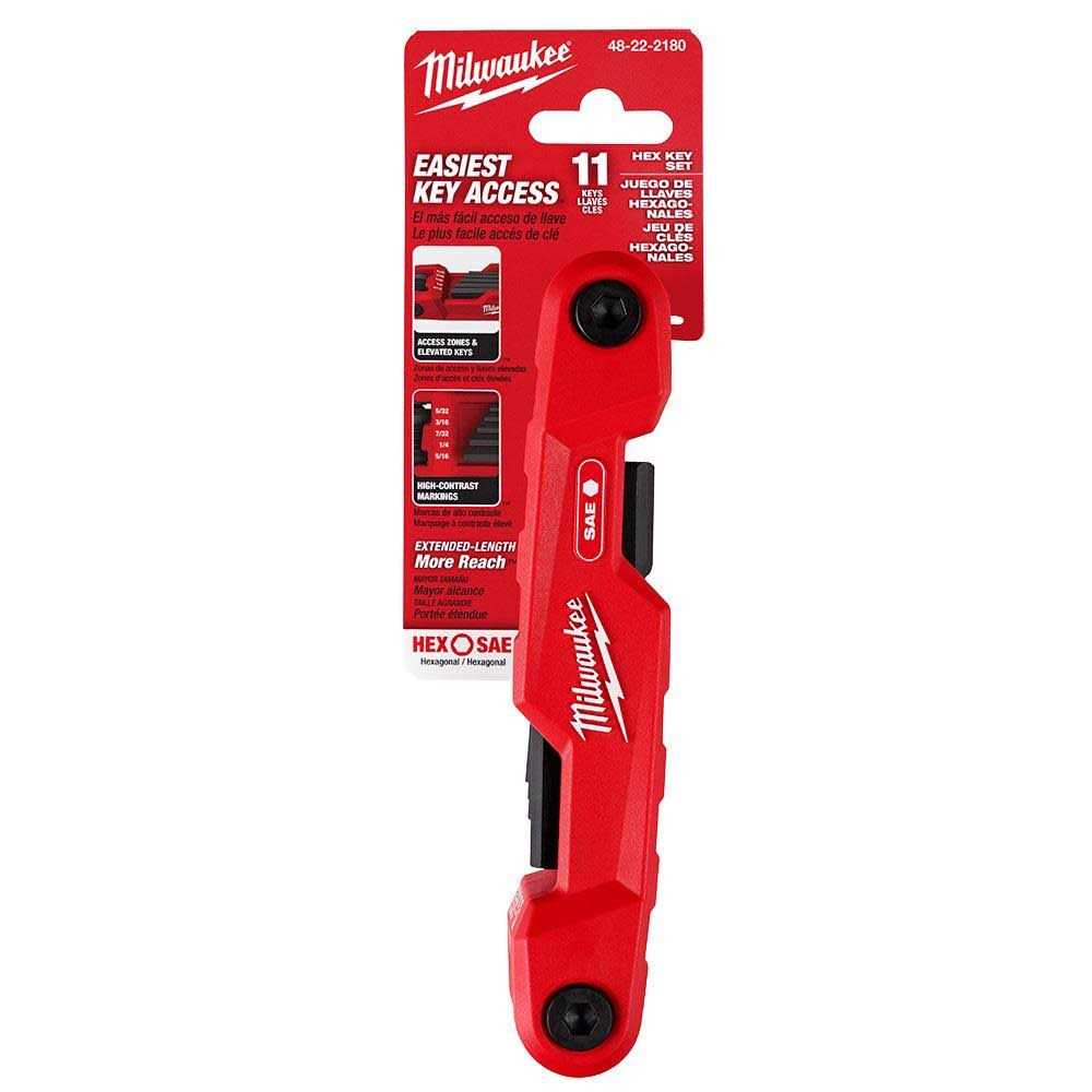 Milwaukee 11-Key Electrician’s Folding Hex Key Set 48-22-2180 - Cheap Fitting