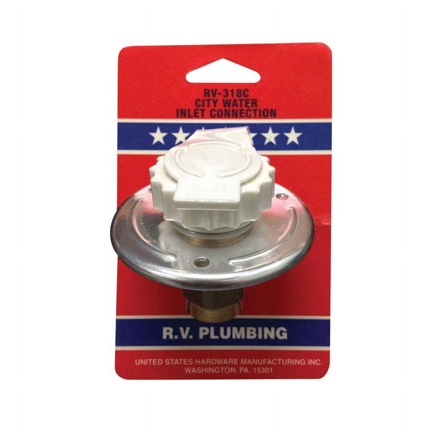 US Hardware City Water Inlet Connection RV-318C - Cheap Fitting