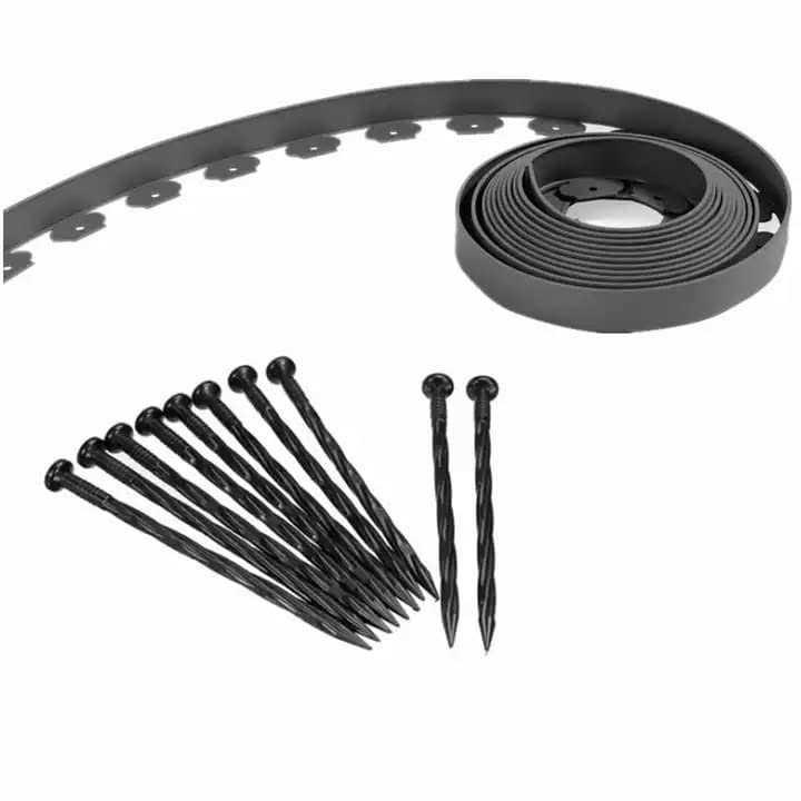Instant Edging 20ft Premium No Dig Yard Edging Kit, for Landscaping, and Flower Gardens - Cheap Fitting