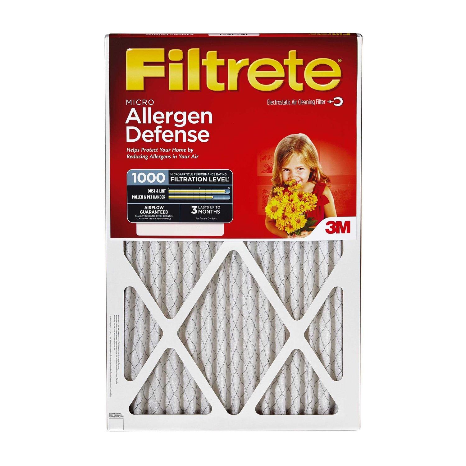 Filtrete Micro Allergen Air Filter - Cheap Fitting
