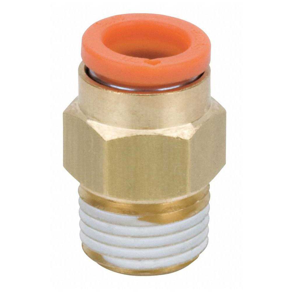 Smc Male Adapter,1/4 in.,TubexMNPT KQ2H07-34AS - Cheap Fitting